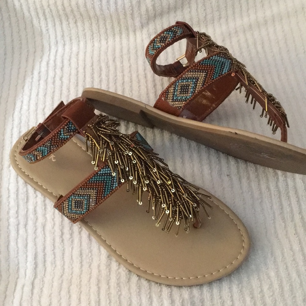 Sandals new without the tags